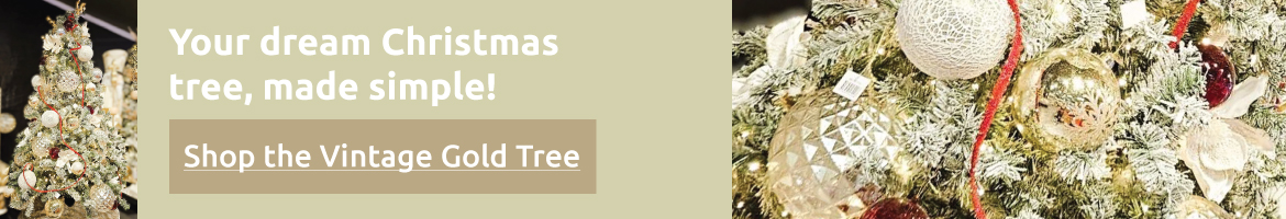 Shop Our Vintage Gold Decorated Tree